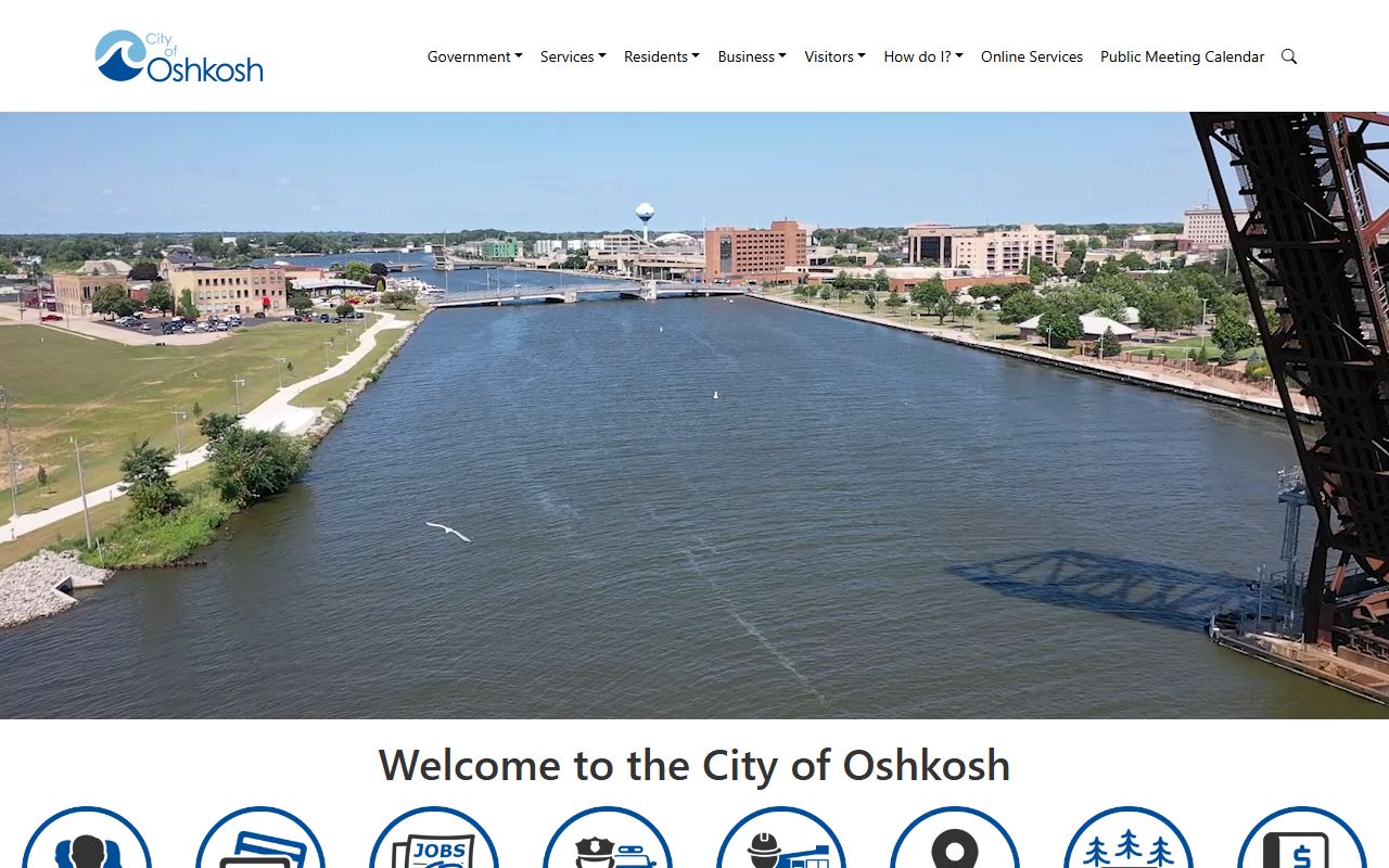 Oshkosh Police Records records page screenshot