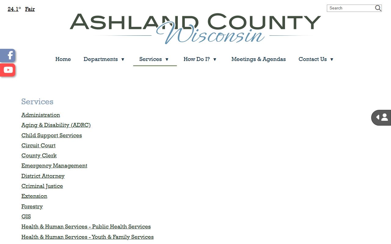 Ashland County Police Records records request service screenshot