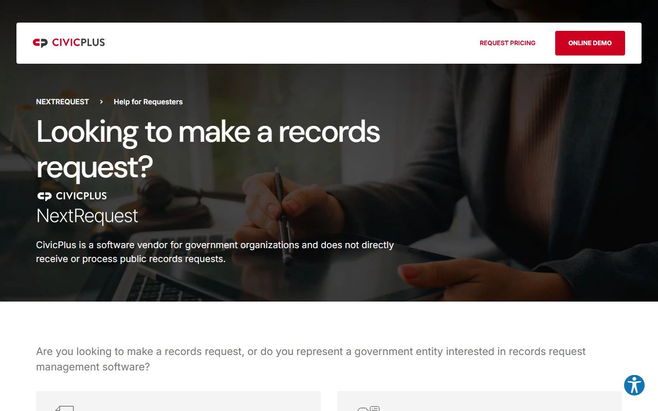 Langlade County Police Records county request portal screenshot